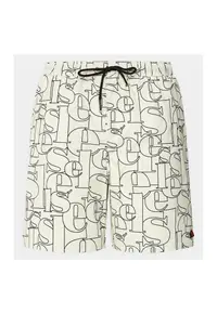 Short de baie barbati - 303690526 - Ecru - Poliester