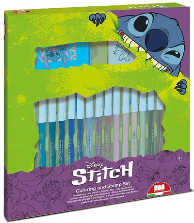 Set carioci Multiprint Stitch - 18 bucăți , cu 2 stampile