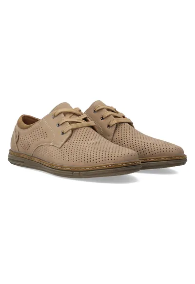 Pantofi din piele perforati