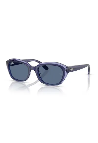 Ochelari de soare ovali State Street - Albastru indigo