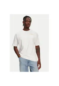 Tricou barbati 361Q6XW - Bumbac organic - Alb - Alb