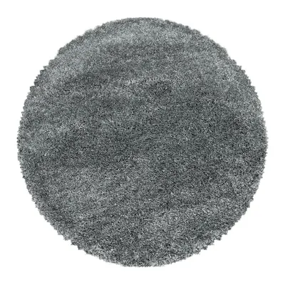Covor gri rotund ø 200 cm Fluffy – Ayyildiz Carpets