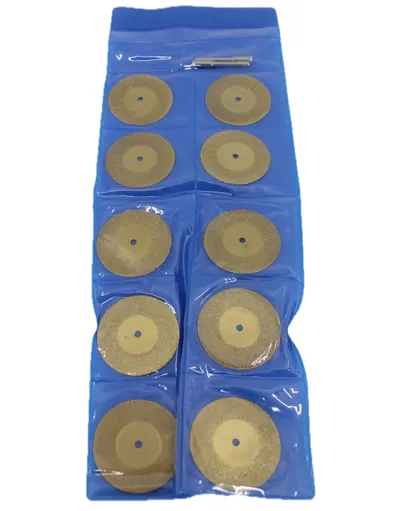 Set de 10 discuri diamantate taiat si slefuit ceramica 35mm si 2 axuri pentru CRIANO MPU350W - CNO-MPU350W-DD35