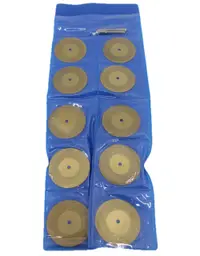 Set de 10 discuri diamantate taiat si slefuit ceramica 35mm si 2 axuri pentru CRIANO MPU350W - CNO-MPU350W-DD35