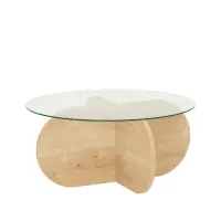 Masuta de cafea BUBBLE, stejar safir, 75x75x35 cm