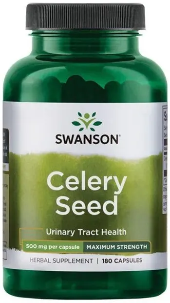 Celery Seed, 500 mg, 180 capsule, Swanson