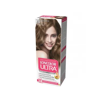 Vopsea de Par Permanenta Loncolor Ultra 7.0 Castaniu Deschis, 100 ml