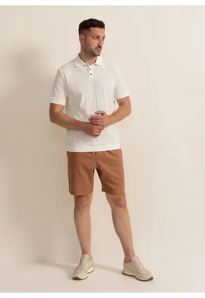 Tricou Barbati Palma Club Tesatura Bumbac - Alb