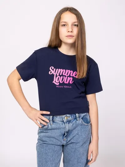 Tricou cu mânecă scurtă pentru fete junior MYRTA