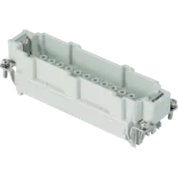 Conector Tata - 104x27 - 10p + 2p (aux) + E 16a 830v / 8kv / 3 - Crimp Connection - Gri