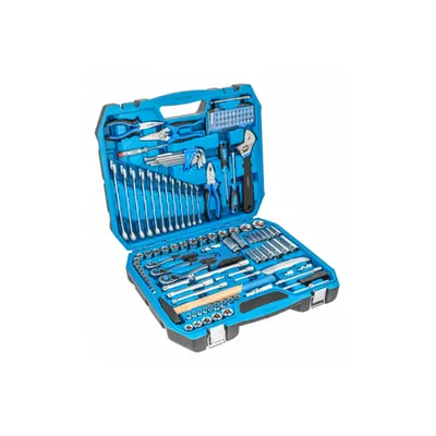 Trusa de scule 131 buc., 1/2″, 3/8″ 1/4