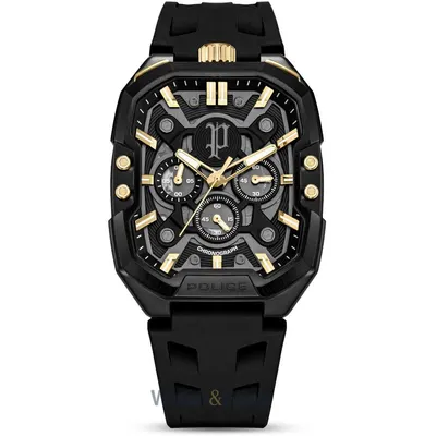 Ceas Police Police PEWGO0092204-SET Mens Watch Bullhead Chronograph Set 43mm 5ATM