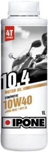 Ulei moto 4T Ipone 10.4 (10W40) Sintetic - JASO MA2 - API SL, 1L