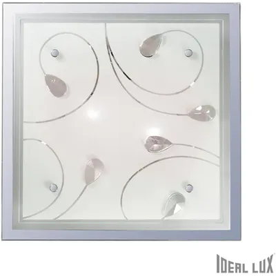 Plafoniera Esil, 2 becuri, dulie E27, L:335mm, H:335 mm, Transparenta