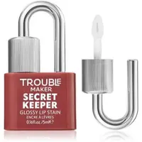 Trouble Maker Secret Keeper Lip Gloss Stain ruj pentru un efect de lunga durata