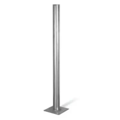 Metal Polenmetal Pole Ø80xh1250mm Grey Domino Ip66