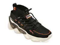 Pantofi sport GRYXX negri, 25344, din material textil