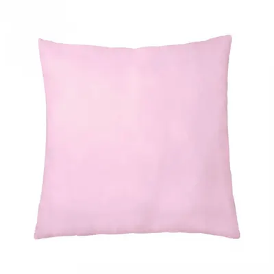 Perna Somnart Belina din microfibra, lavabila la masina, roz 70 x 70 cm