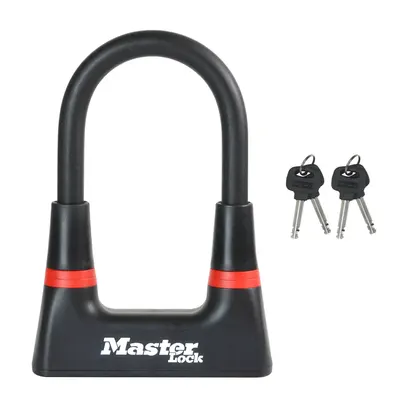 Lacăt U Master Lock din oțel cimentat, culoare neagră