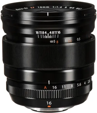 Obiectiv Fujifilm - Fujinon XF, 16mm, f/1.4 R WR