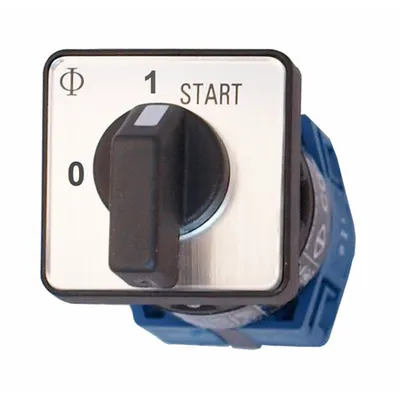 Comutator €ž0-1-START€cu fix. centrala, 1-pol/20 A