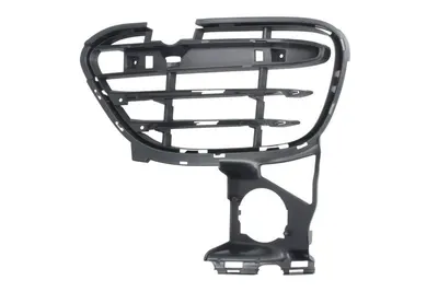 Grila ventilatie bara fata stanga potrivit PORSCHE CAYENNE II 92A/958 2010-2014 - (open, plastic, negru, TURBO)