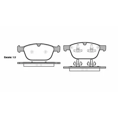 Set placute frana, frana disc ROADHOUSE 21397.00