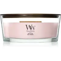 Woodwick Rose Blush lumânare parfumată cu fitil din lemn