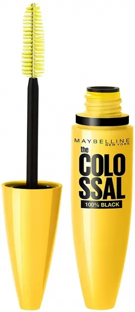 Maybelline The Colossal Rimel pentru gene voluminoase Volume Express, 100% Black, 10.7 ml