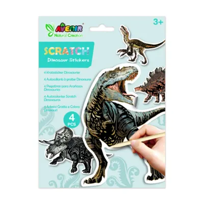 Abtibilduri razuibile - Dinozauri, colectia Creatii Naturale