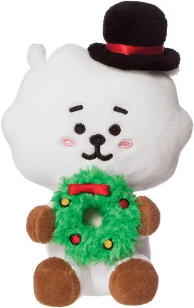 Figurină de pluș Aurora Animation: BT21 - RJ (Winter), 15 cm