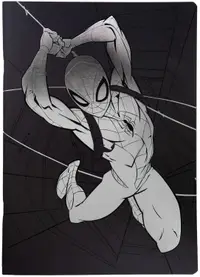 Caiet Cool Pack Black - Disney 100, Spider-Man, A4, rânduri largi, 60 foi