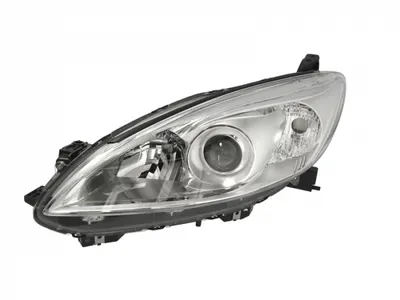 Far Stanga (H11 HB3, electric, fara motoras, culoare insert: cromat, culoare semnalizator: transparent) potrivit MAZDA 5