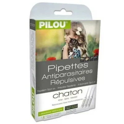 Pipete antiparazitara pentru pisici Pilou Junior x 1 pipeta