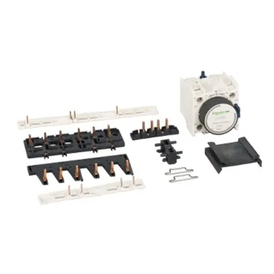 Kit pentru ansamblu demaror stea-triunghi pentru 2 contactoare LC1D25-D38 si stea LC1D09-D18, cu bloc temporizator