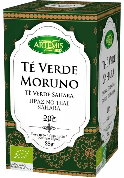 Ceai verde bio cu mentă, busuioc și cardamom, 20 plicuri filtrante, Artemis Bio