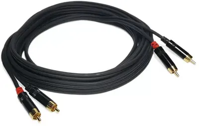 Cablu Master Audio - RCA620/5, 2x RCA/2x RCA, 5m, negru