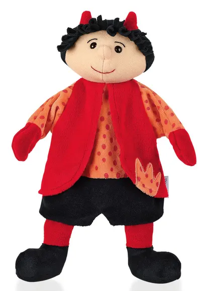 Păpușă pentru teatru de păpuși Sterntaler - Diavol, 30 cm
