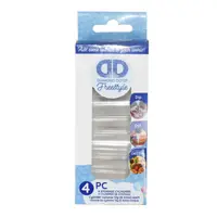Set de 4 recipiente cilindrice pentru accesorii de artă și creație