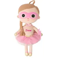 Papusa personalizata de plus Super Girl cu Pelerina