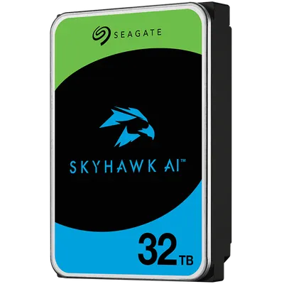 HDD Video Surveillance SEAGATE SkyHawk AI 32TB CMR, 3.5", 512MB, SATA, Rescue Services 3 ani, TBW: 550