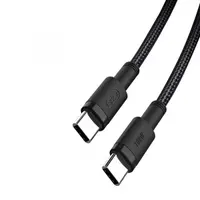 Cablu Date si Incarcare USB-C - USB-C XO Design NB-Q199, 100W, 1.5m, Negru