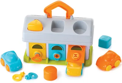 Jucărie pentru bebeluși Infantino B Kids - Sorter Garage
