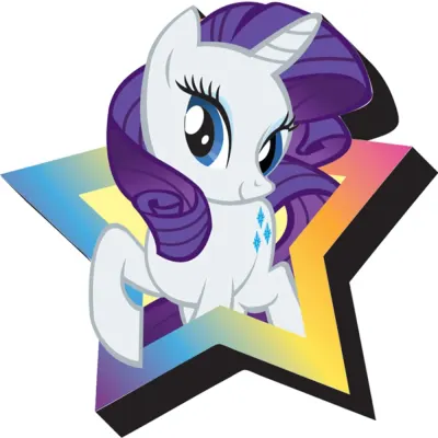 Magnet Frigider Funky Chunky My Little Pony - Rarity