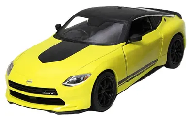 Mașinuță metalică Kinsmart Customized Edition - 2024 Nissan Fairlady Z, 1:36, galben