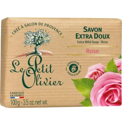 Sapun Solid Le Petit Olivier, Trandafir, 100 g