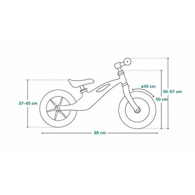 Bicicleta copii fara pedale Lionelo Bart Air Pink Violet 12 inch, cu roti gonflabile, constructie din magneziu, greutate foarte mica, scaun si ghidon reglabile pe inaltime, greutate maxima suportata 30 kg