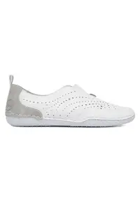 Pantofi dama - 43663-80 - piele naturala - alb -