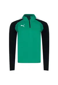 Bluza sport barbati - TEAMLIGA 1sport1/4 ZIP TOP - verde - 3XL