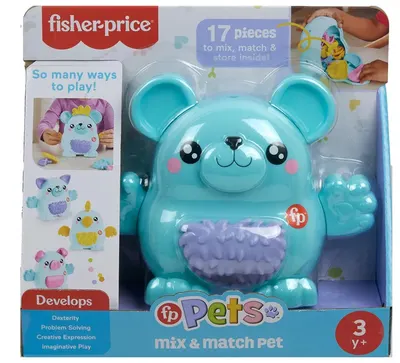 Set joc Fisher Price - Animale de companie de asamblat